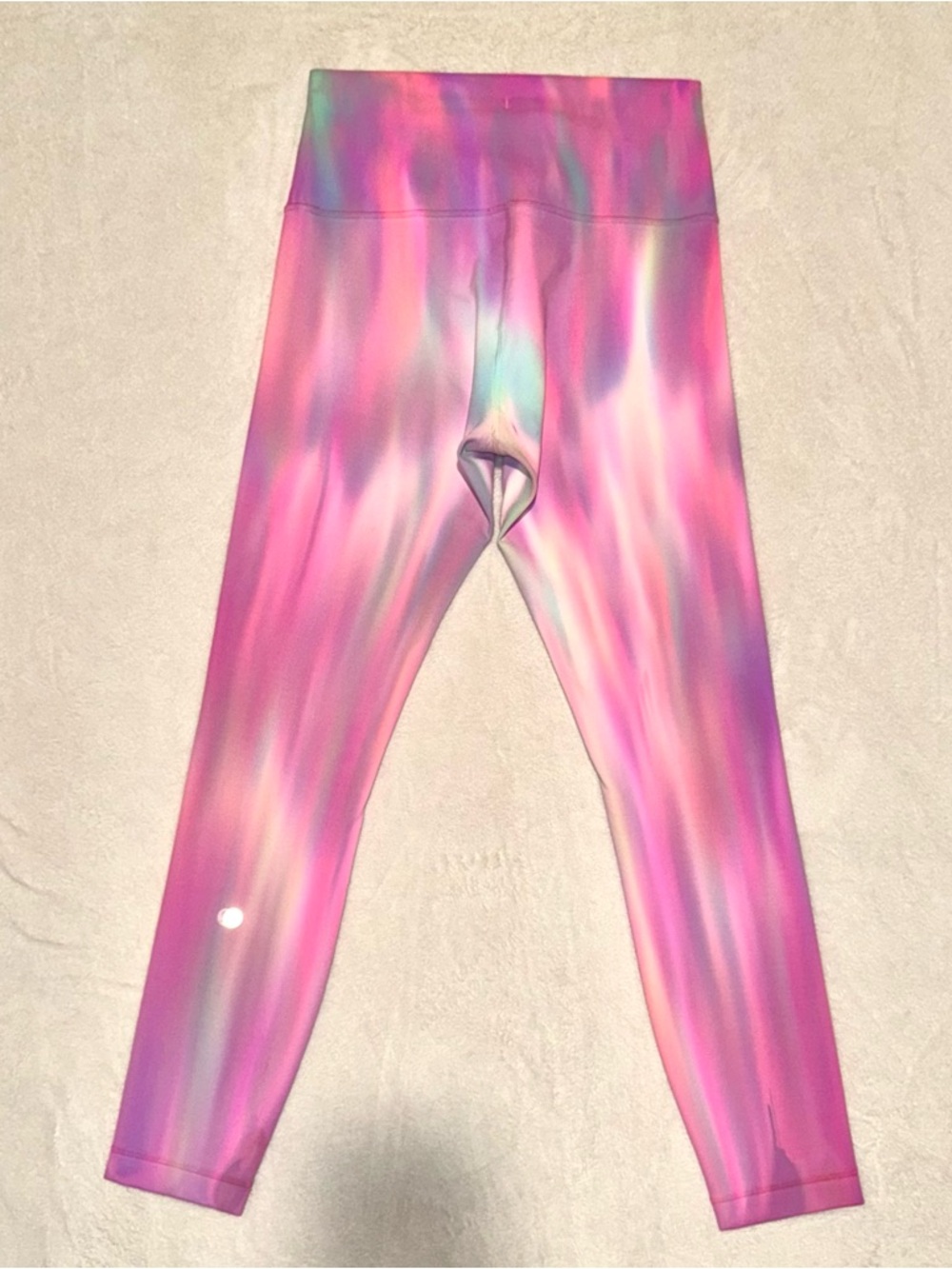 LULULEMON Wunder Train High Rise Legging 25” in Psychadelic Wash Multi size 8 - Picture 7 of 10